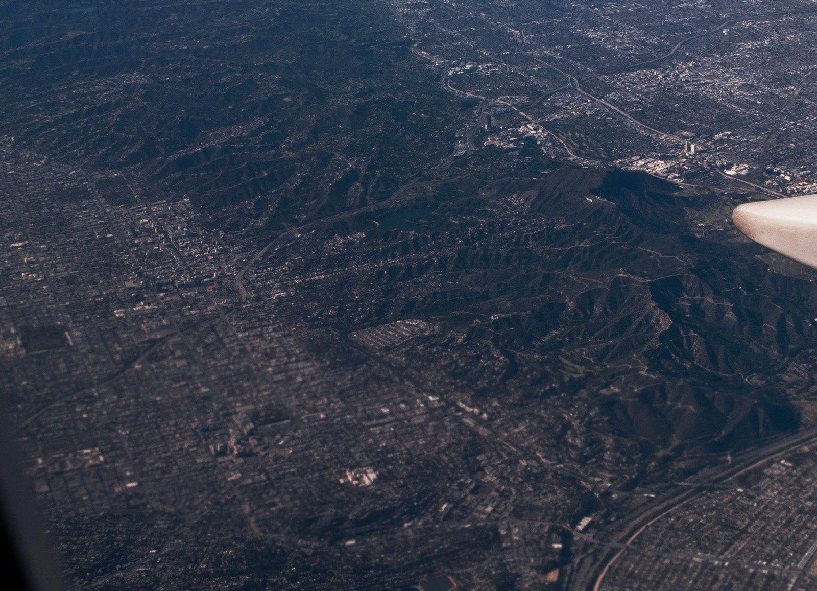 Hollywood — Hollywood from United 653 (8396388131)