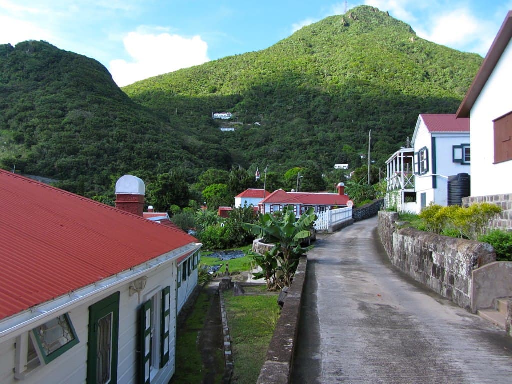 Windwardside — Narrow Streets of Windwardside