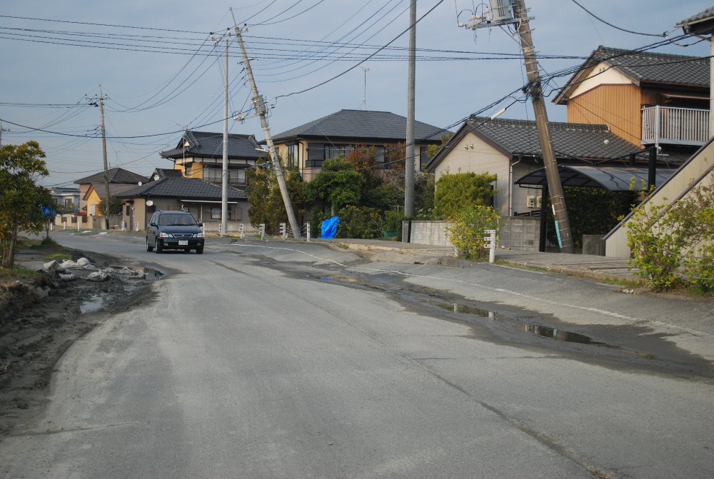 Itako — Liquefaction,Hinode,Itako-city,Japan