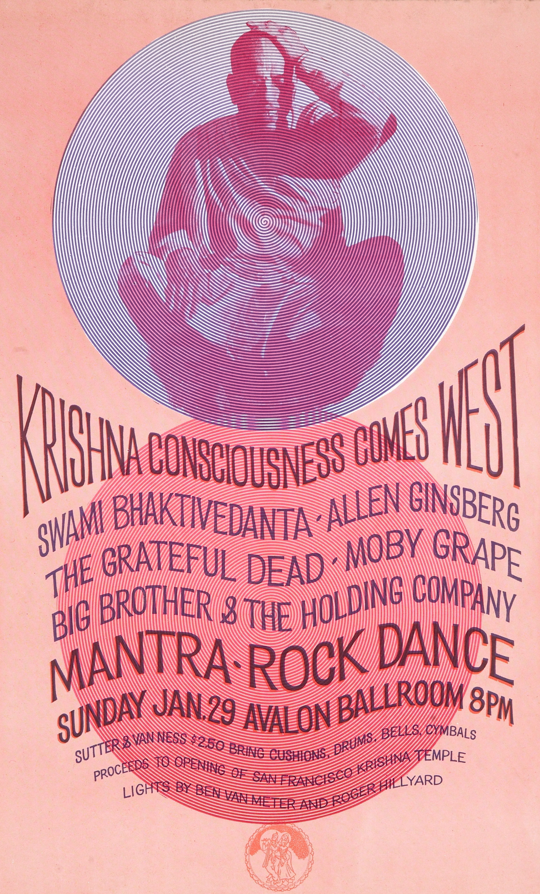 Avalon — 1967 Mantra-Rock Dance Avalon poster