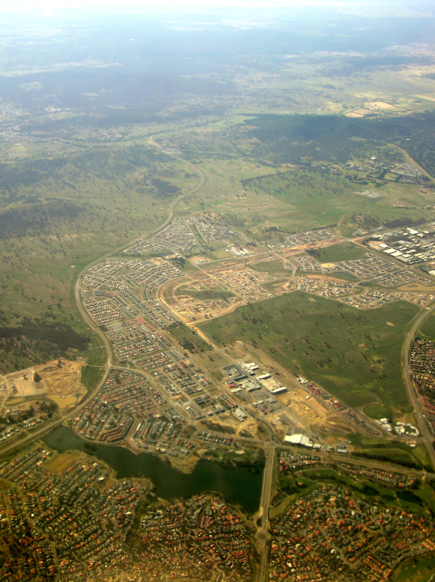 Harrison — Gungahlin Harrison Franklin aerial NW