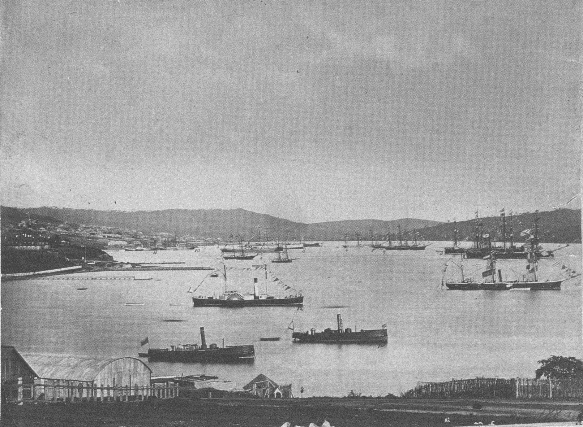 Vladivostok — Russian fleet in Vladivostok 1880