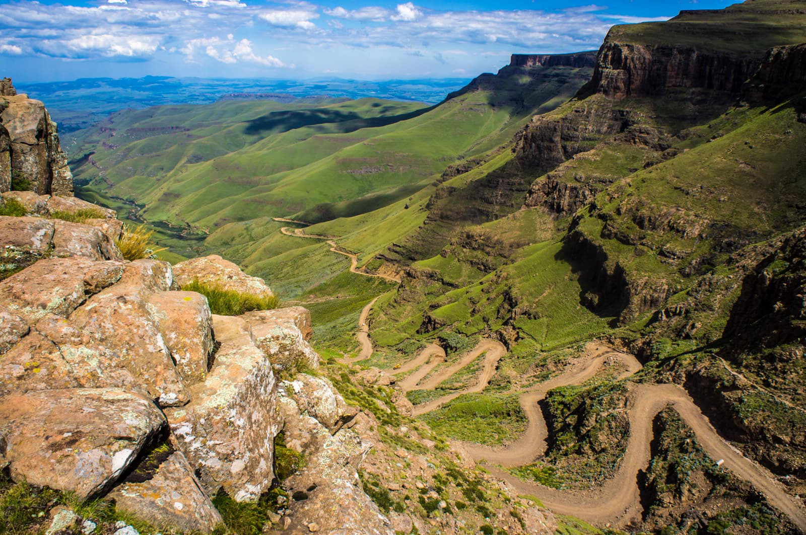 Lesotho — Sani Pass heading into Lesotho