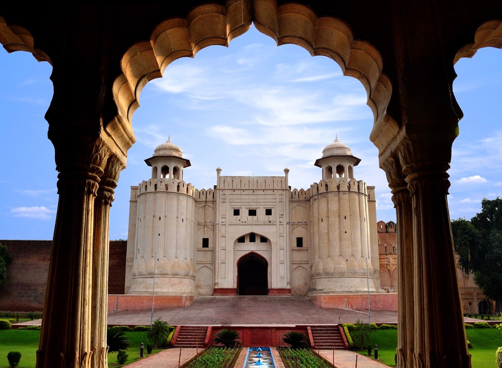 Lahore — Lahore Fort view from Baradari