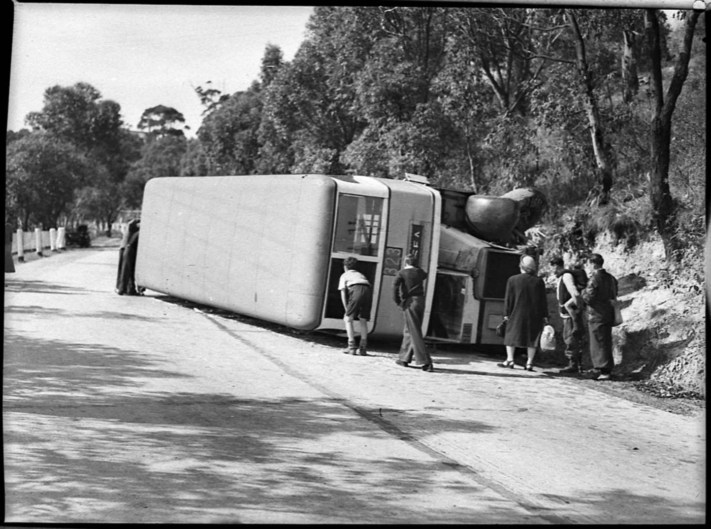 Charlestown — SLNSW 31778 Charlestown bus smash