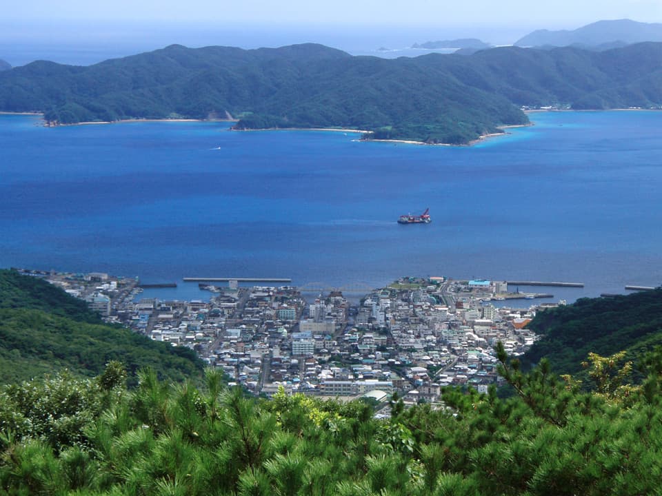 Setouchi-cho — View of Koniya from Kochi-yama
