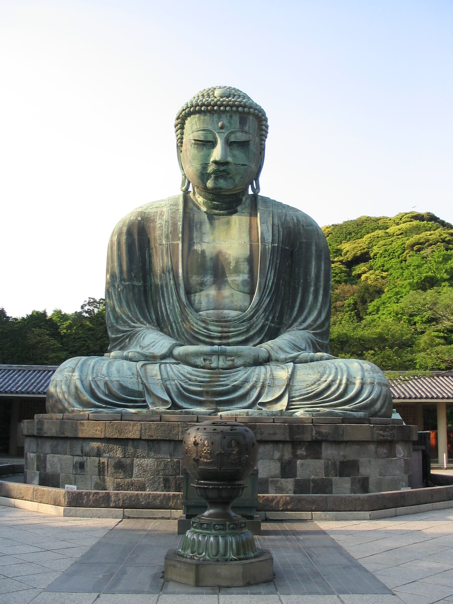 Kamakura — Kamakura Budda Daibutsu front 1885