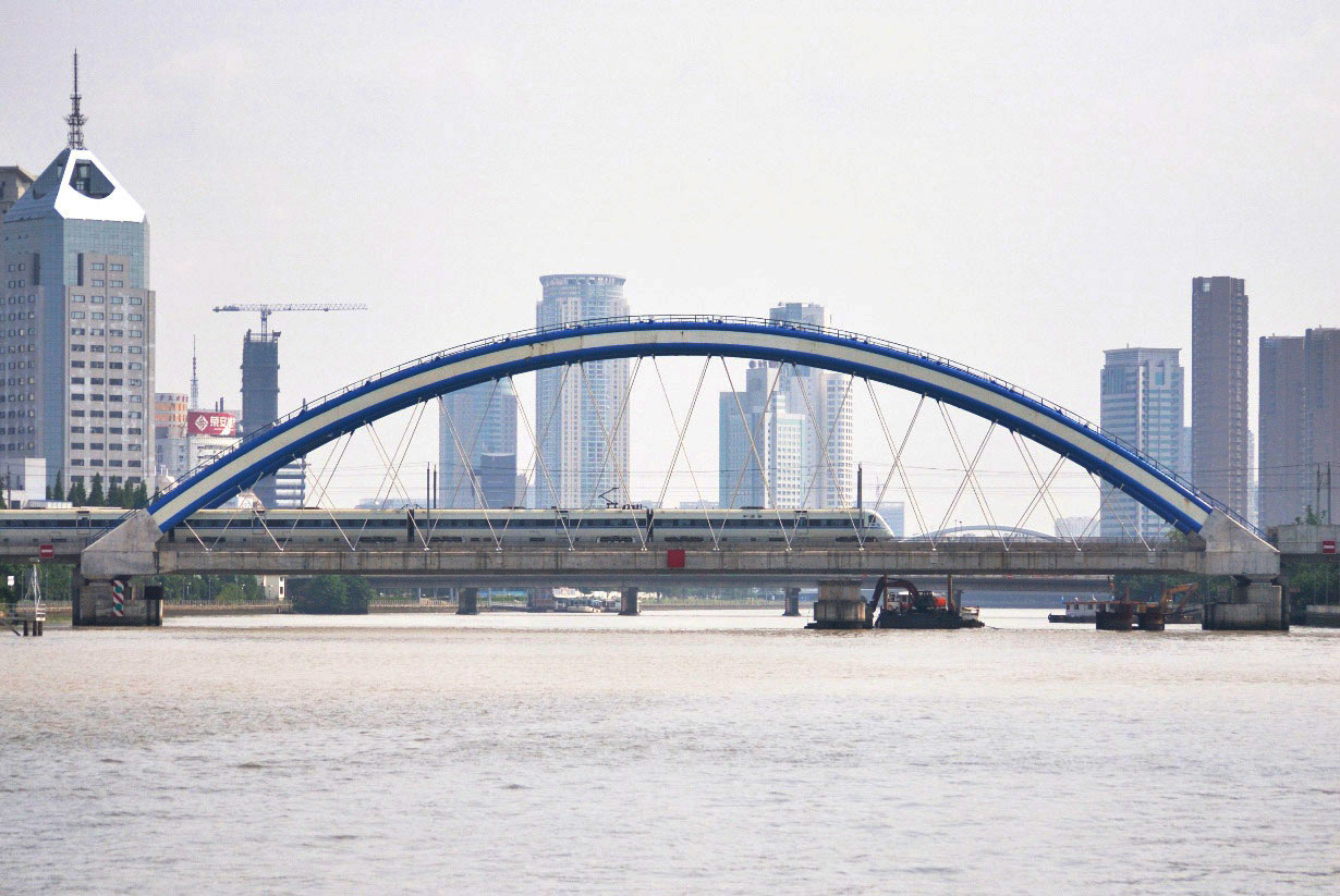 Fenghua — Railway Bridge on Fenghua River