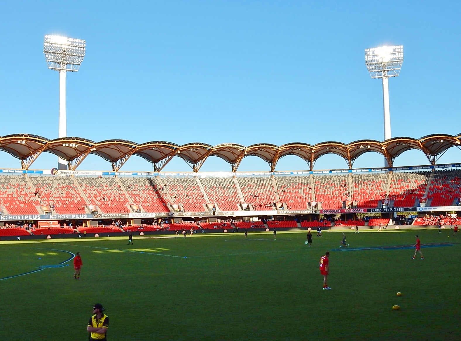 Carrara — Light Towers - Carrara Stadium