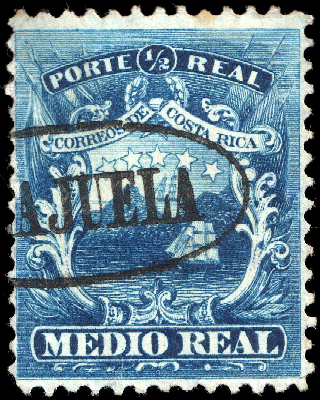 Alajuela — Costa Rica 1863 Sc1 Alajuela