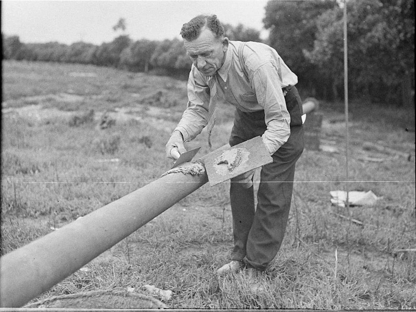 Clyde — SLNSW 132078 Pipe line at Shell Co Clyde