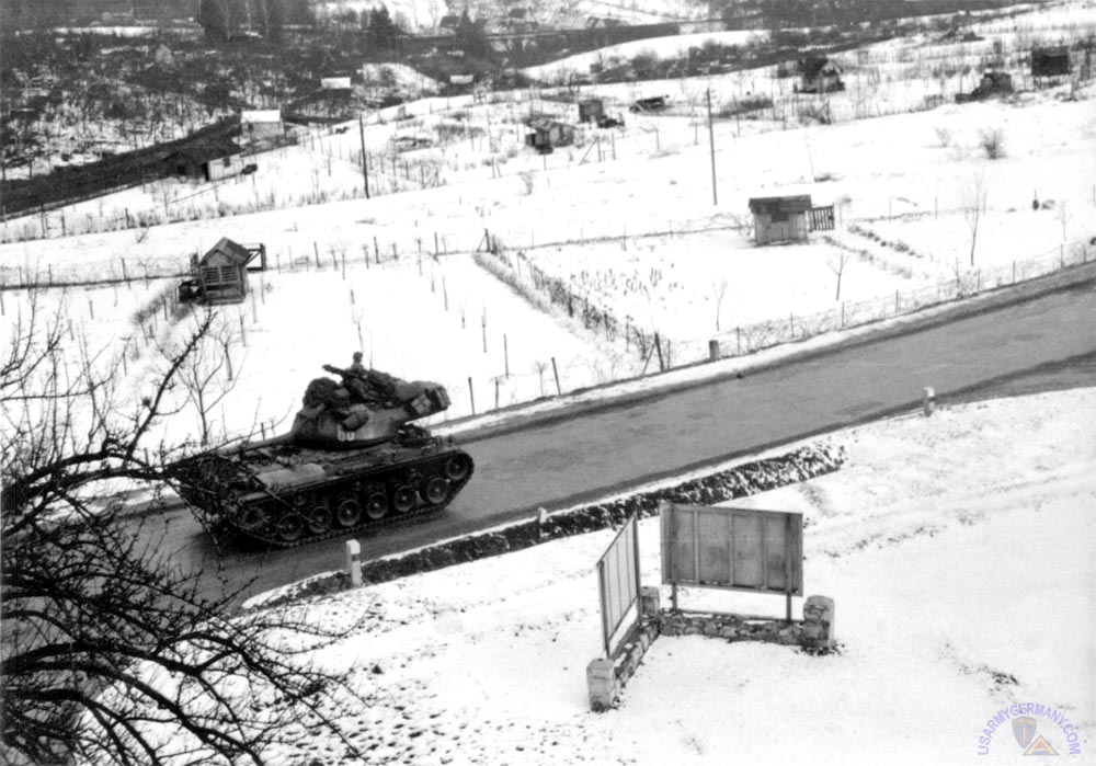 Ulm — M47 in Ulm (Germany) 1954