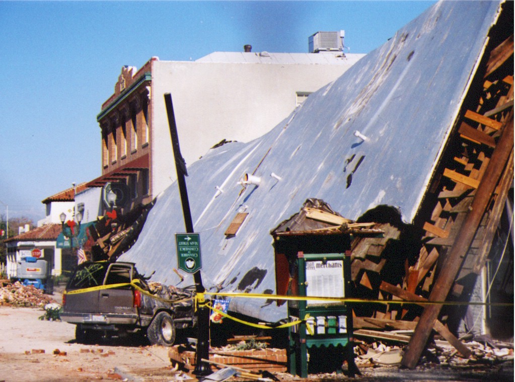 San Simeon — 2003 San Simeon earthquake damage