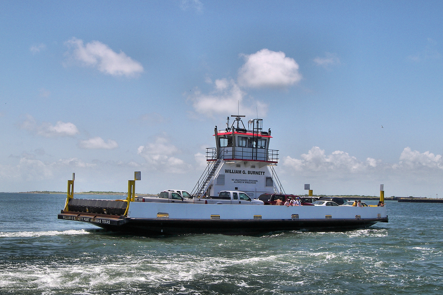 Port Aransas — Ferry port aransas 2007