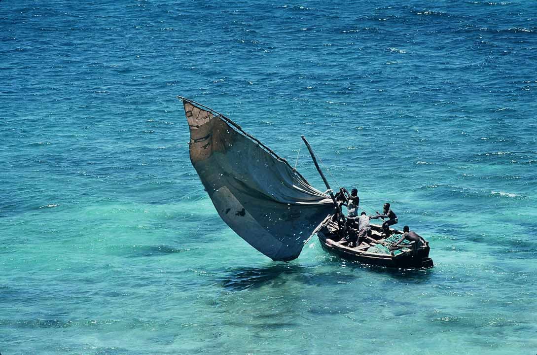 Mozambique — Mozambique - traditional sailboat