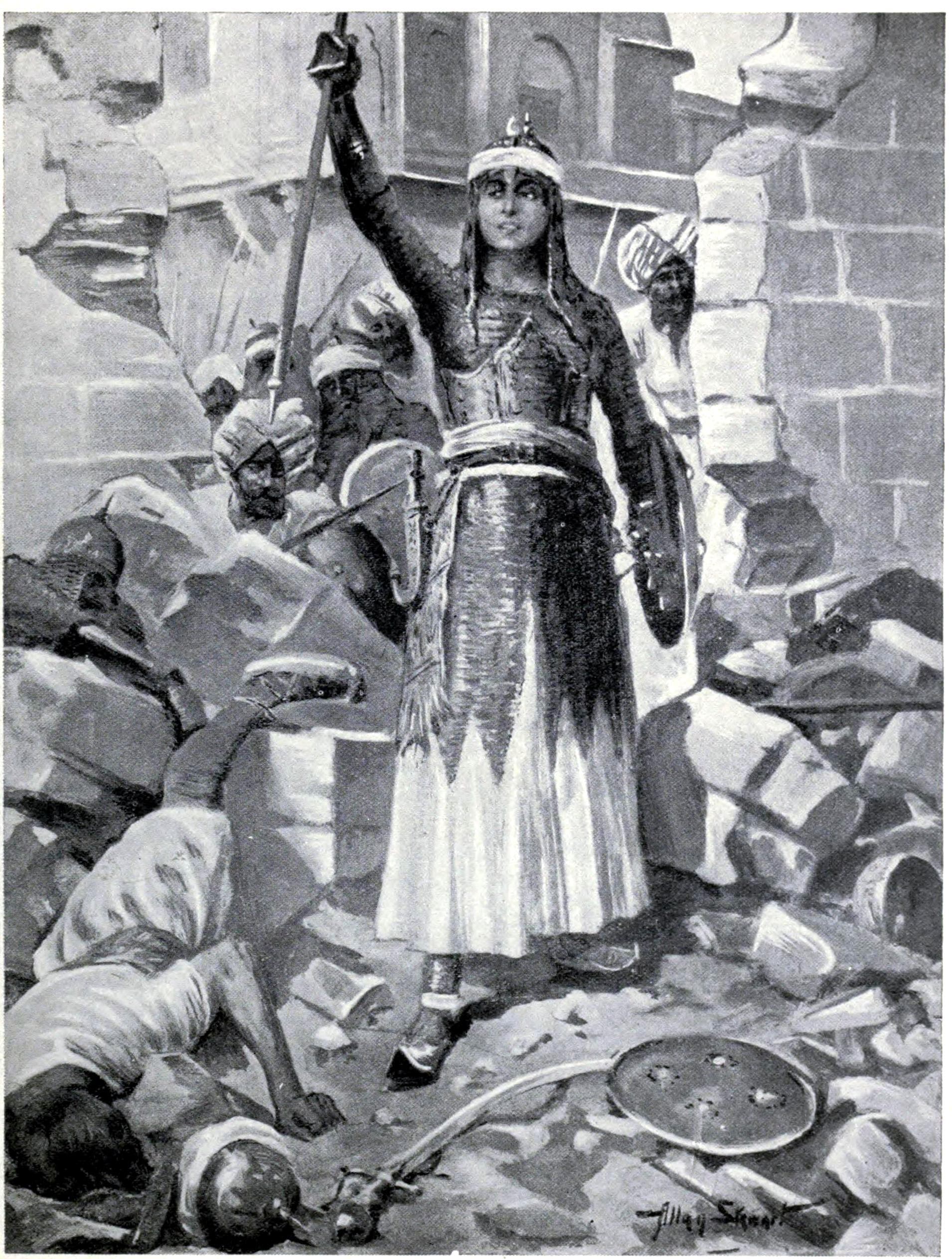 Ahmadnagar — Princess Chand Bibi defends Ahmadnagar 1595