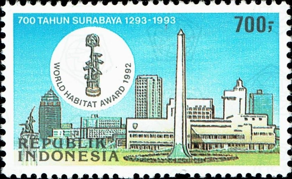 Surabaya — Stamp of Indonesia - 1993 - Colnect 252274 - Surabaya