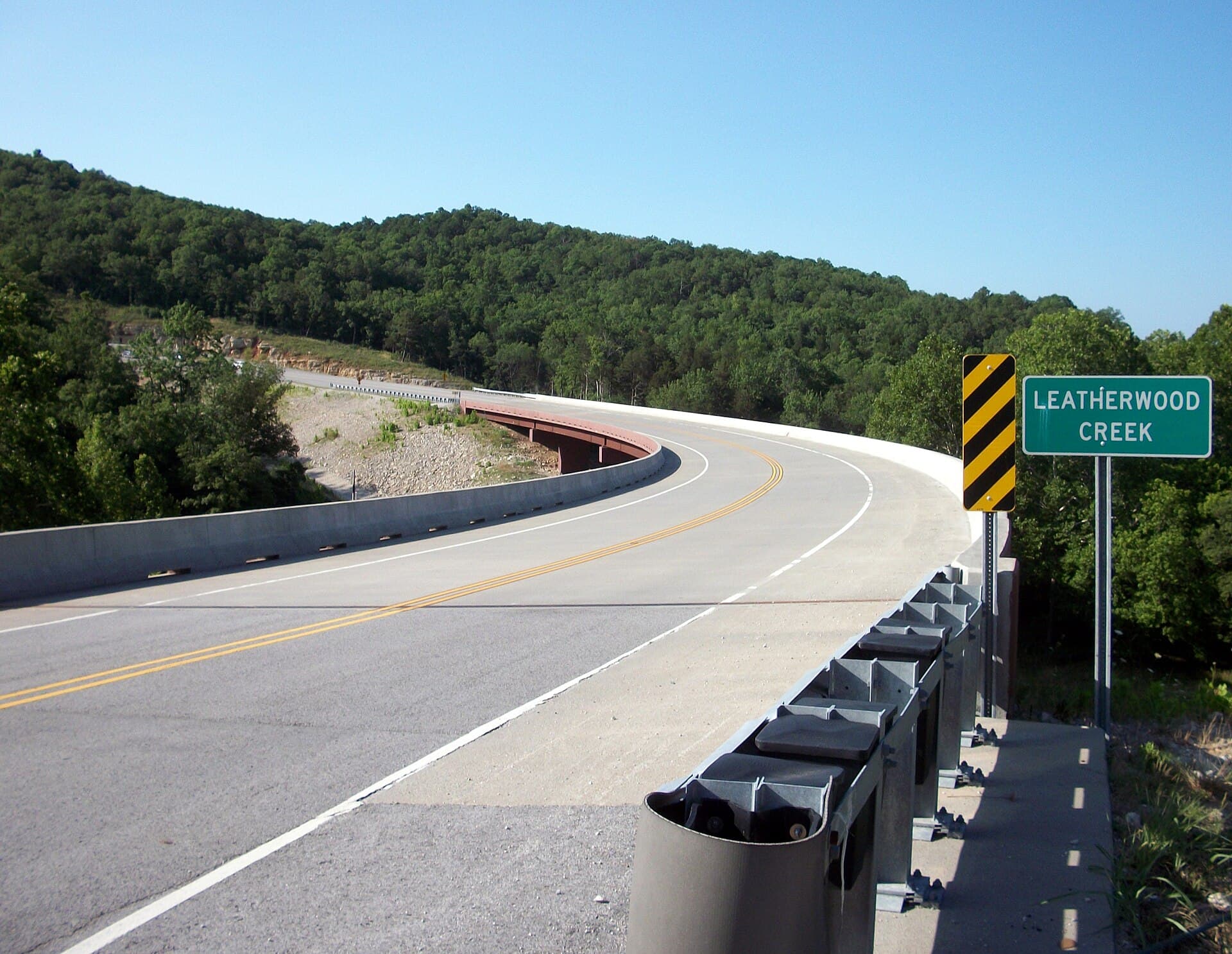 Eureka Springs — US 62 over Leatherwood Creek near Eureka Springs