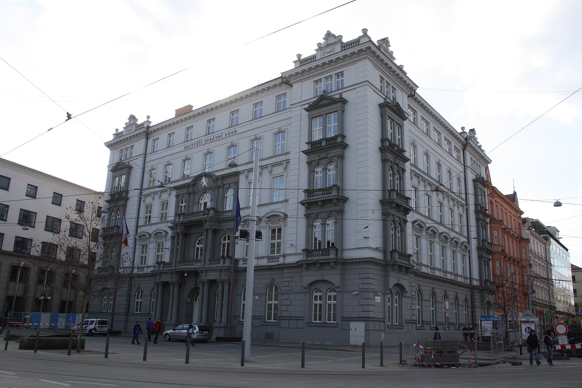 Brno — Supreme administrative court of the Czech Republic, photo from Joštova street in Brno, Brno-City District