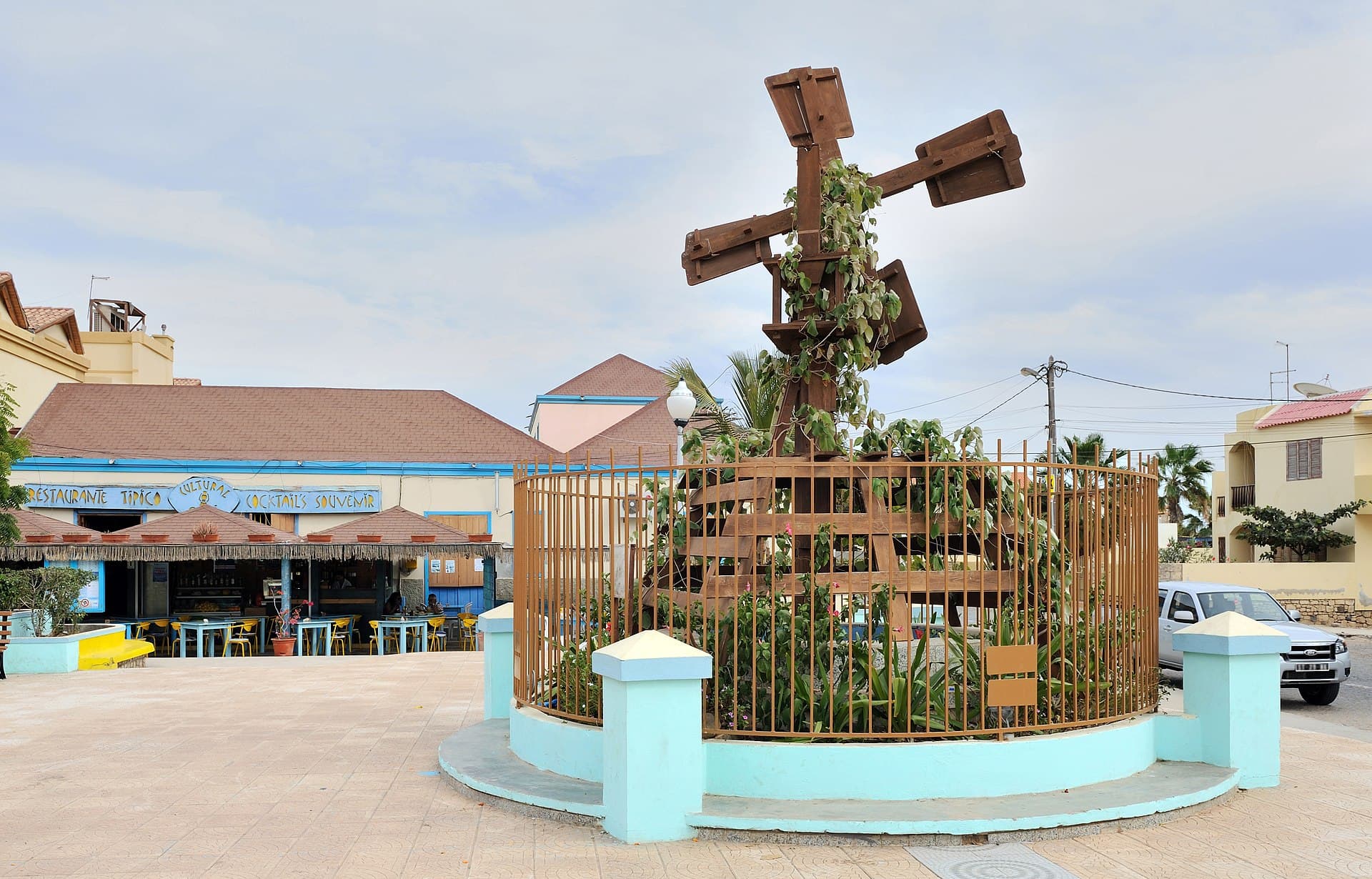 Cape Verde — Cape Verde Sal Santa Maria square M Leitao
