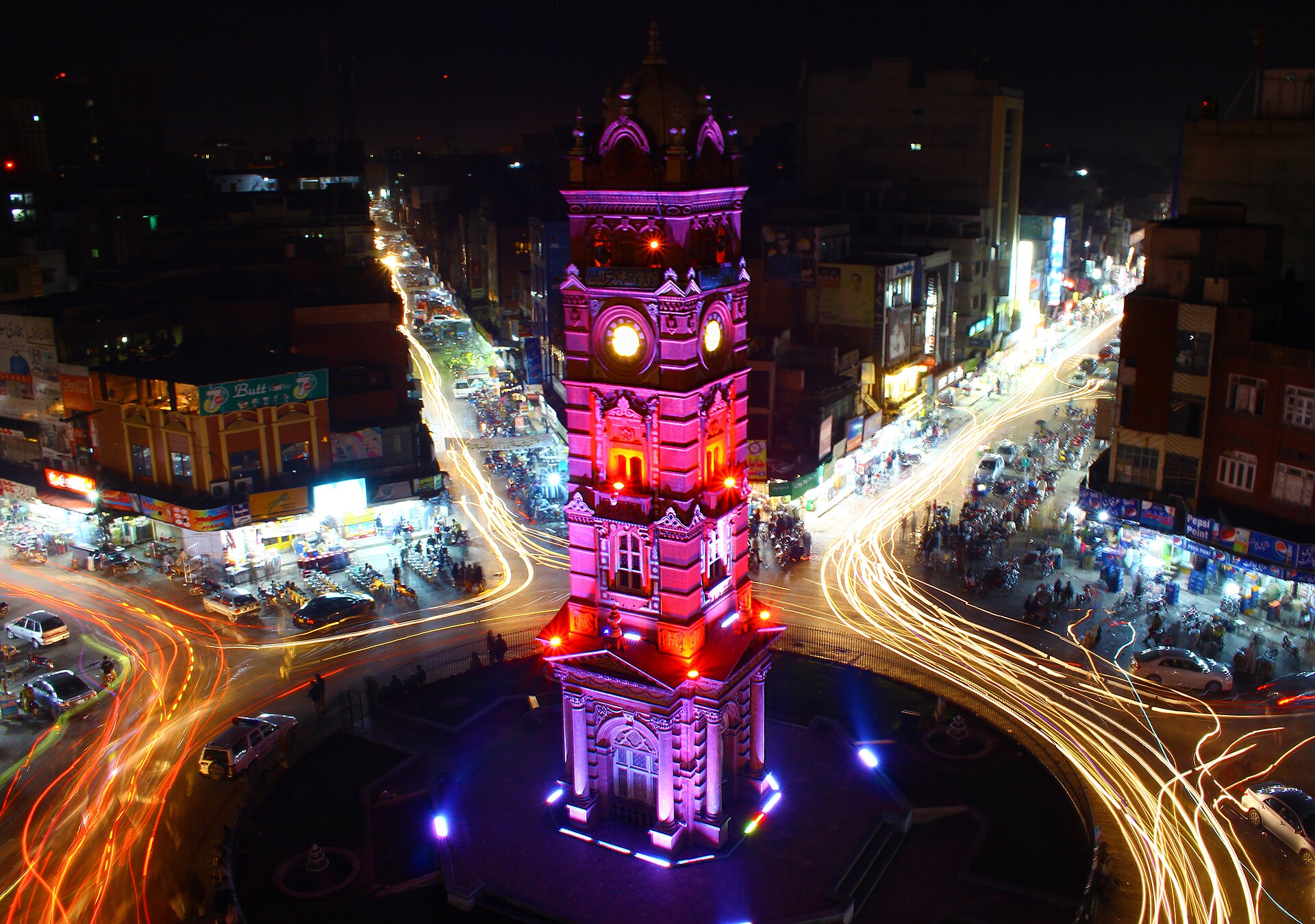 Faisalabad — Clock Tower Faisalabad by Usman Nadeem